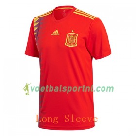 Spanje Thuis Shirt WK voetbal 2018 L/S